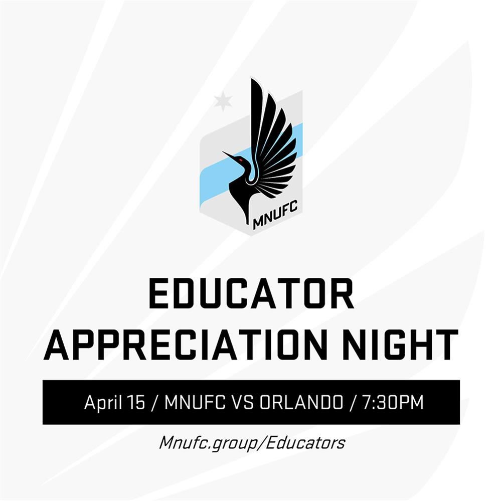logo with educator night info